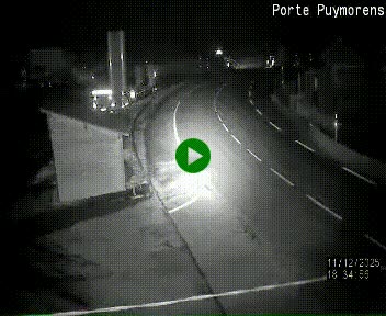 Webcam Col du Puymorens sur N320, en direction de Pas de la Casa (Andorre)