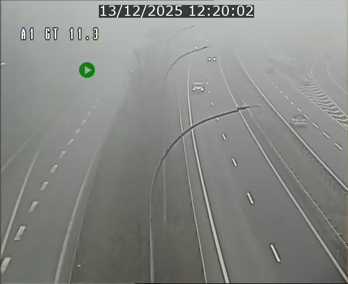 Traffic live webcam Luxembourg Senningerberg - A1 direction Allemagne - BK 11.3