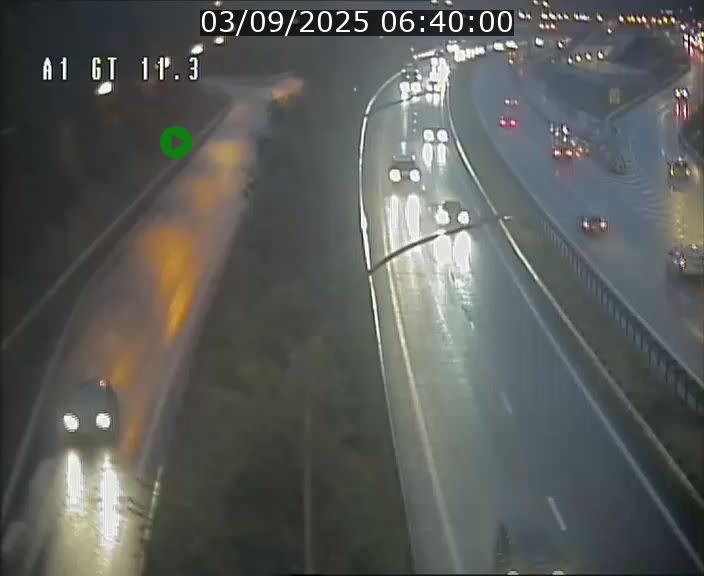 Traffic live webcam Luxembourg Senningerberg - A1 direction Allemagne - BK 11.3