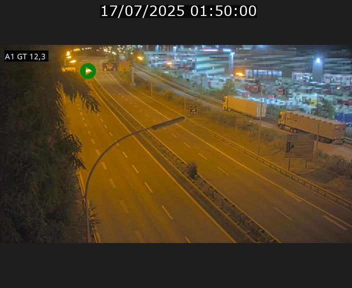 Traffic live webcam Luxembourg Senningerberg - A1 direction Allemagne - BK 12.3