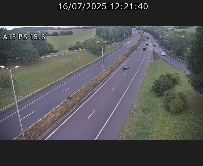 Traffic live webcam Luxembourg Kayl - A13 direction Dudelange - BK 15.6