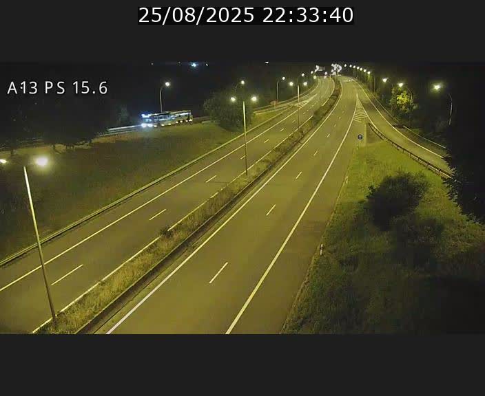 Traffic live webcam Luxembourg Kayl - A13 direction Dudelange - BK 15.6