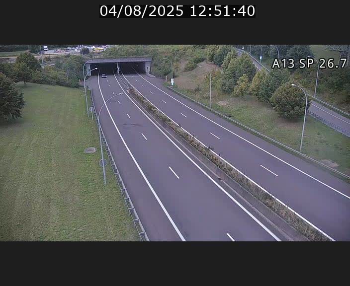 Traffic live webcam Luxembourg Frisange - A13 direction Luxembourg-ville - BK 26.7