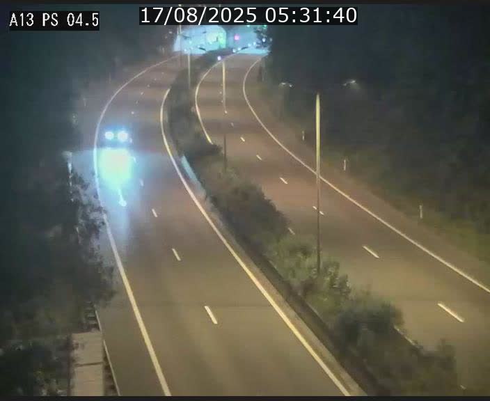 Traffic live webcam Luxembourg Differdange - A13 direction Esch-sur-Alzette - BK 4.5