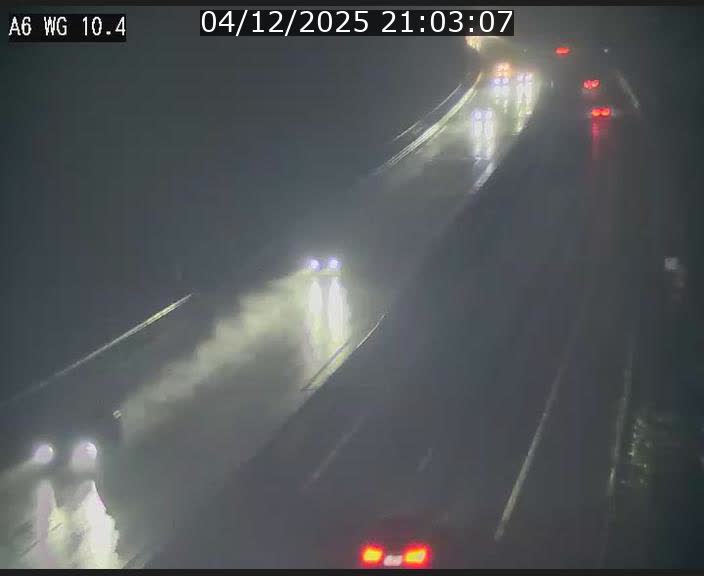 Traffic live webcam Luxembourg Mamer - A6 - BK 10.4 - direction Luxembourg/France/Allemagne