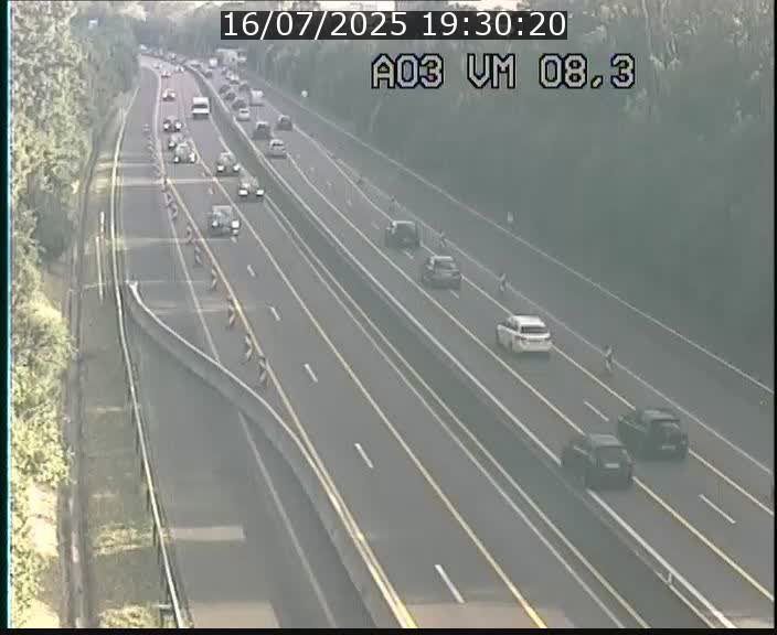 Traffic live webcam Luxembourg Bettembourg - A3 - BK 8.3 - direction France