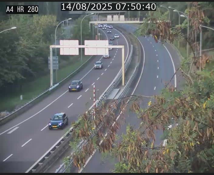Webcam traffic A4 Luxembourg - BK 0.2 - P+R Bouillon (direction Luxembourg)