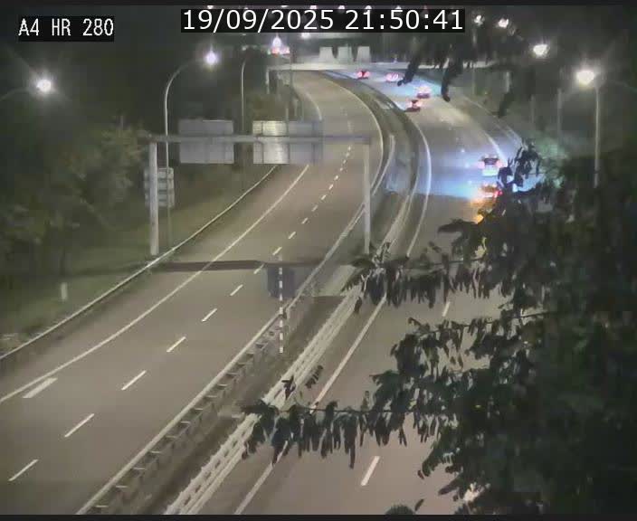 Webcam traffic A4 Luxembourg - BK 0.2 - P+R Bouillon (direction Luxembourg)