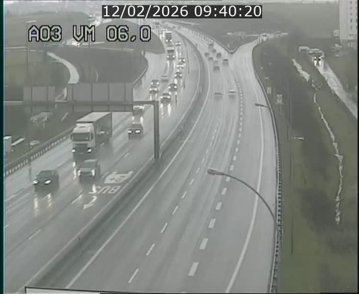 Traffic live webcam Luxembourg Aire de Berchem - A3 - BK 6 - direction France