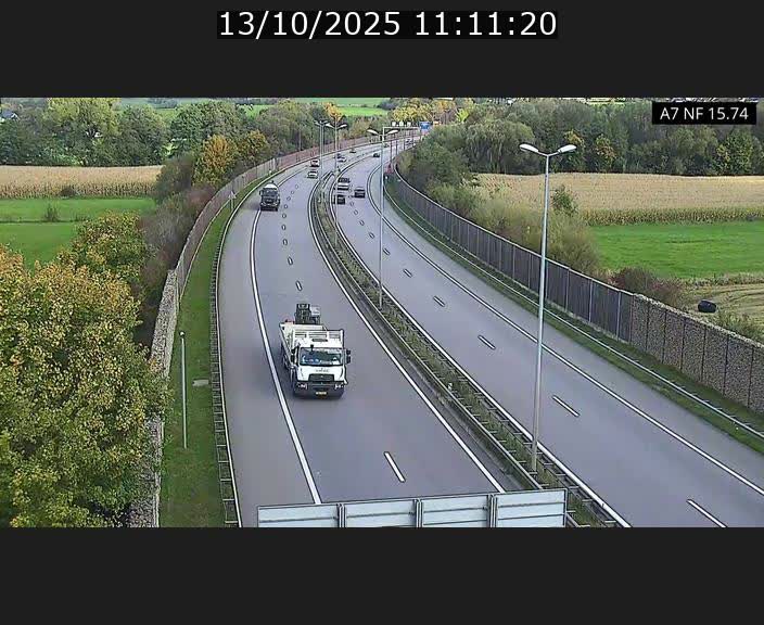 Caméra trafic Luxembourg - A7, Tunnel Mersch, entrée nord, direction Lorentzweiler