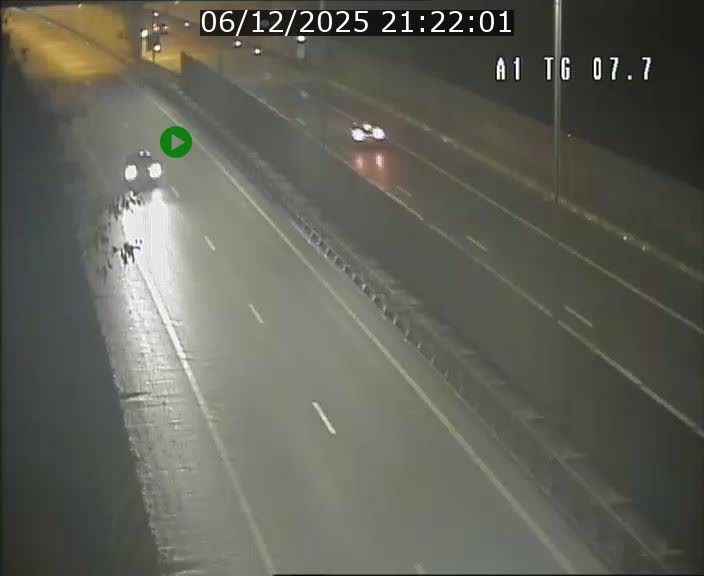 Traffic live webcam Luxembourg Kirchberg - A1 direction Luxembourg-ville - BK 7.7