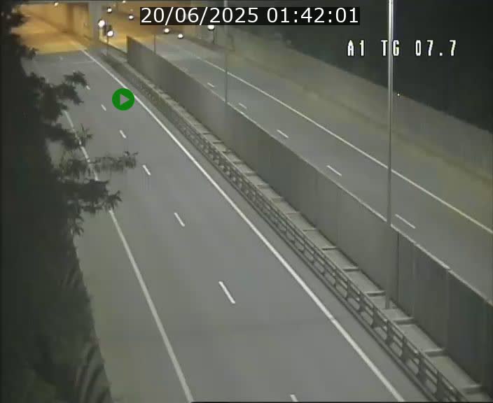Traffic live webcam Luxembourg Kirchberg - A1 direction Luxembourg-ville - BK 7.7