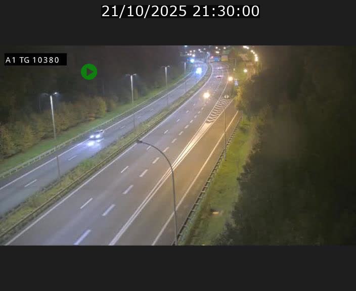 Traffic live webcam Luxembourg Senningerberg - A1 direction Luxembourg Kirchberg - BK 10.3