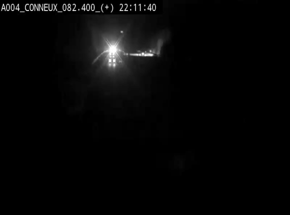 Webcam à hauteur de Conneux sur l'E411 en direction du sud de la Belgique