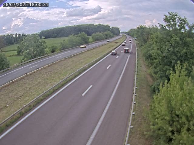 Caméra autoroute France - A31, Fey direction Metz