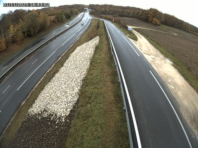 Webcam trafic à la Houpette, sur la Nationale 4 (N4) dans la commune de Rupt-aux-Nonains