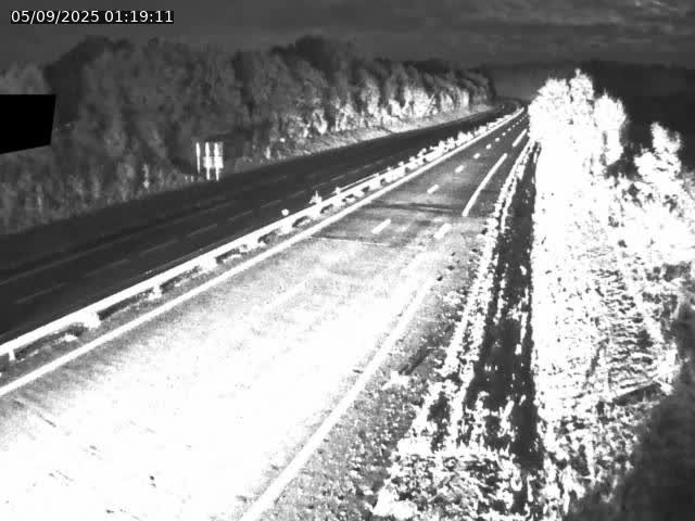 Webcam sur la N19 à Lyoffans. Vue orientée vers Vesoul