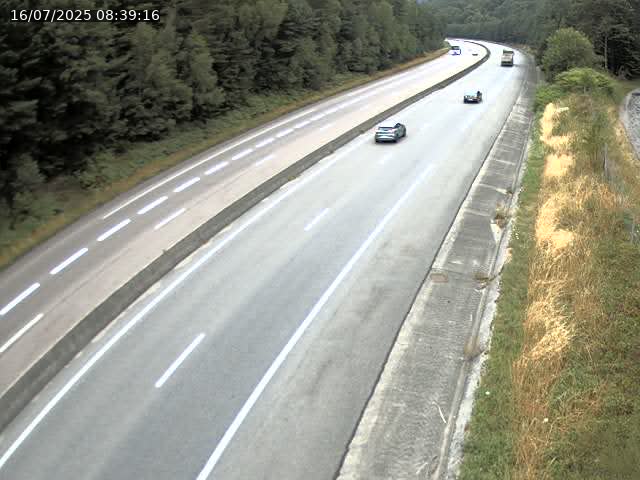 Caméra autoroute France - N57, Côte de la Calotine direction Nancy