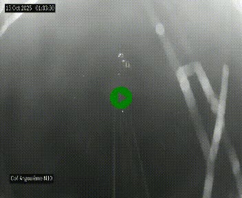 Webcam routière à la fin de la N10, en périphérique ouest d'Angouleme, proche de la jonction avec l'A10