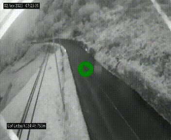 Webcam dans les Pyrénées Atlantique au niveau du col d'Urdos et du fort du Pourtalet sur la N134, en direction du Col et du tunnel du Somport, à 765 mètres d'altitude
