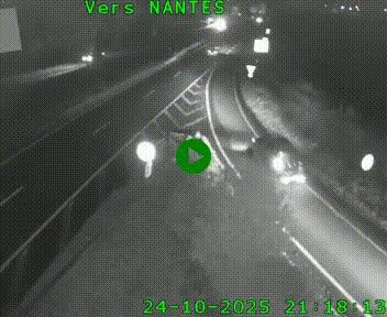 Webcam N147 au nord de Poitiers et à la jonction avec la A10