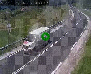 Webcam routière au niveau du col de la Chavade en Ardèche, sur la N102 à 1266 mètres d'altitude