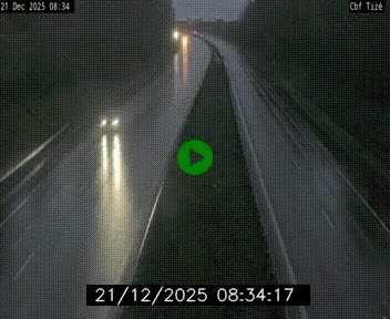 Webcam sur le périphérique de Rennes (N136) à hauteur de Tizé, à l'est de la ville