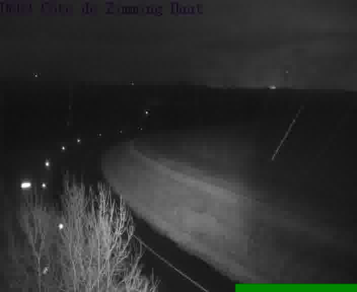 Webcam sur la D603 située en haut de la Côte de Zimming. Vue orientée vers Saint-Avold.