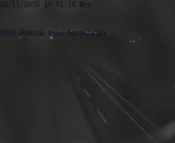 Caméra routière située sur D955 (France) à Heming, orientée vers Sarrebourg, surveillant en continu la circulation locale et régionale.