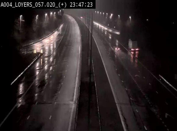Webcam dans la montée de Loyers sur l'E411, après le viaduc de Beez en venant de Namur et en direction du Luxembourg