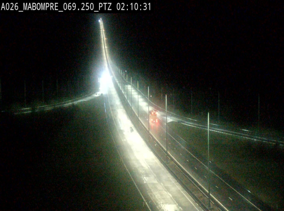 Webcam E25 (A26) à Mabompré. Vue orientée vers Liège