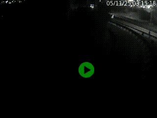 Caméra autoroute à la jonction entre l'A7 et la D301 (Boulevard urbain Sud de Lyon) à Feyzin, au sud de Lyon. Vue orientée vers Mions