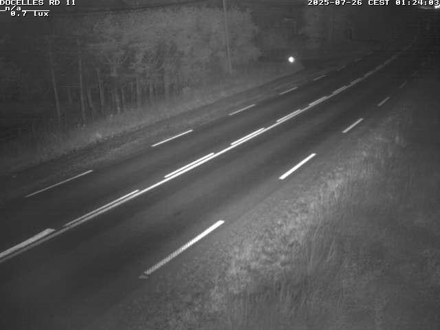 Webcam à 424 mètres d'altitude dans la Tranchée de Docelles dans les Vosges, à proximité d'Epinal sur la route de Gerardmer (D11)