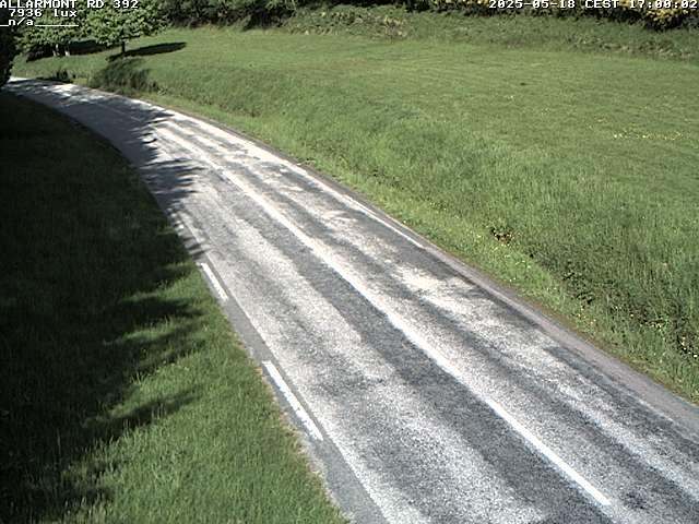 Webcam à Allarmont dans les Vosges, sur la RD392