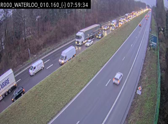 Webcam autoroute Belgique - Waterloo - R0 (ring de Bruxelles) - BK 12.3