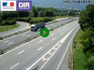 Caméra routière à hauteur de la sortie 15 Chambéry-centre au PK 4,103 en direction d'Albertville