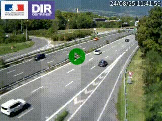 Caméra routière à hauteur de la sortie 15 Chambéry-centre au PK 4,103 en direction d'Albertville