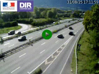 Caméra routière à hauteur de la sortie 15 Chambéry-centre au PK 4,103 en direction d'Albertville