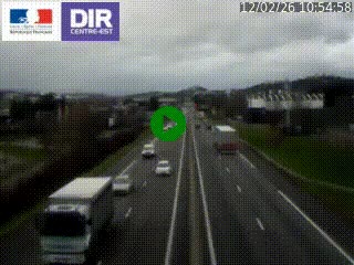 Caméra autoroute à Saint-Etienne (Les Littes) à hauteur du Ikea Saint-Etienne sur l'A72 en direction de Roanne