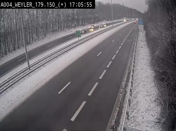 Webcam juste après la sortie 31 Arlon qui permet de rejoindre l'E411 depuis la N82