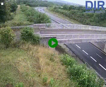 Webcam sur A84 à hauteur de Pont-Farcy, au niveau du pont autoroutier sur la Vire, au sud de Saint-Lô