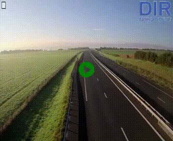 Webcam sur A84 à hauteur de l'échangeur de Poilley avec la N175, au sud d'Avranches