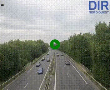 Webcam sur le périphérique de Caen (N814) à l'est de la ville, à Mondeville hauteur de la sortie 2, Presqu'île-Rives de l'Orne, au bout de l'autoroute A13