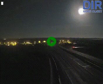Webcam au début de l'A84 sur le périphérique Ouest de Caen (N814) à hauteur de la sortie 9, Porte de Bretagne
