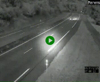 Webcam dans les Pyrénées à hauteur de Mérens-les-Vals sur N320, en direction de Pas de la Casa (Andorre)