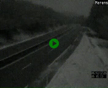 Webcam Ax-les-Thermes sur N20, en direction d'Andorre