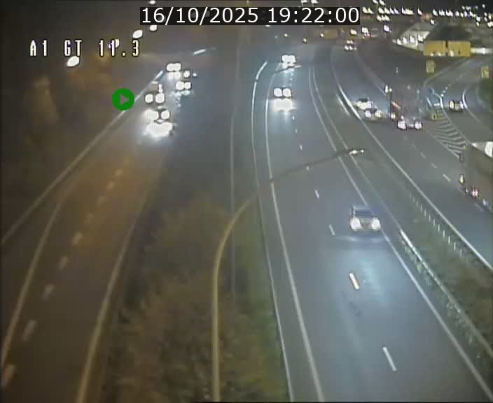 Traffic live webcam Luxembourg Senningerberg - A1 direction Allemagne - BK 11.3
