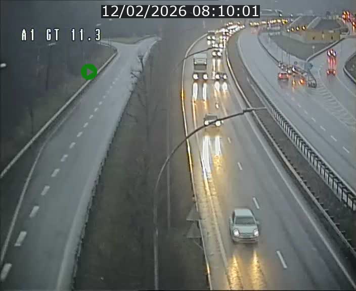 Traffic live webcam Luxembourg Senningerberg - A1 direction Allemagne - BK 11.3