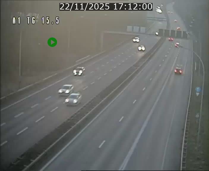 Traffic live webcam Luxembourg Munsbach - A1 direction Luxembourg - BK 15.5
