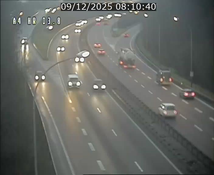 Webcam traffic A4 Luxembourg - BK 3.8 - Leudelange (direction Esch sur Alzette)